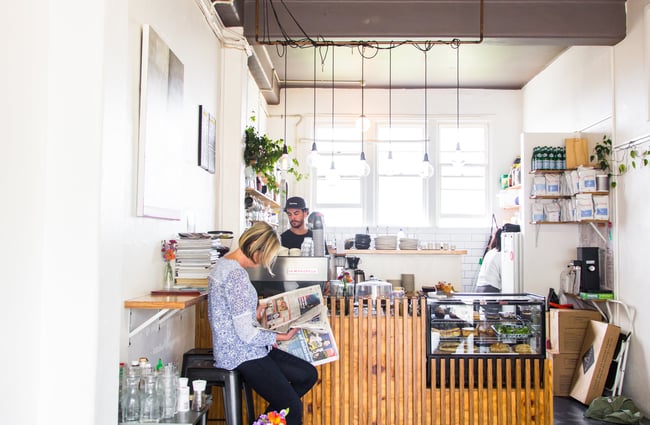 Front counter.