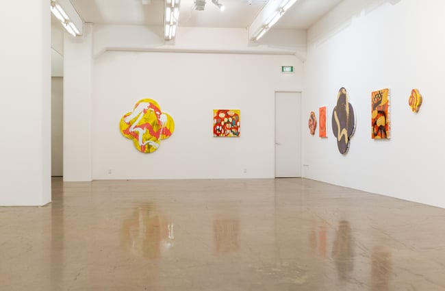 The exhibition space.