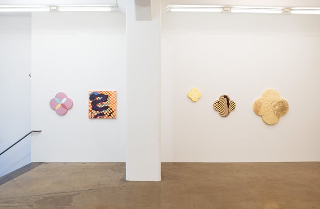 The gallery space.