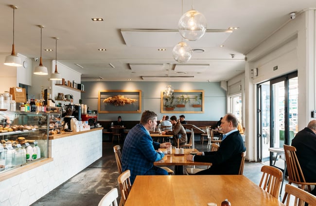 The interior of Grey Street Kitchen, Hamilton.