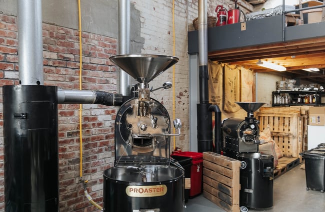 The coffee roaster.