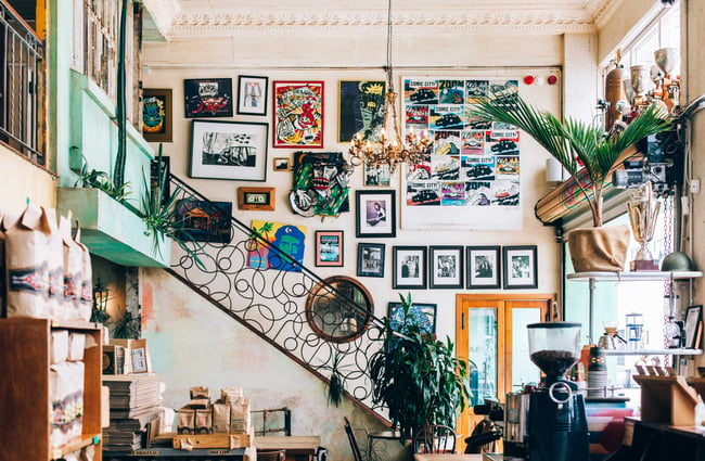Interior view of Havana Coffee Works.