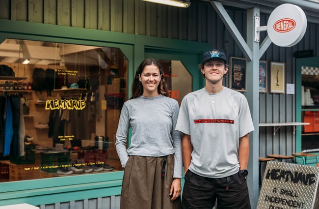Alice and Fionn, owners of Heatwave.