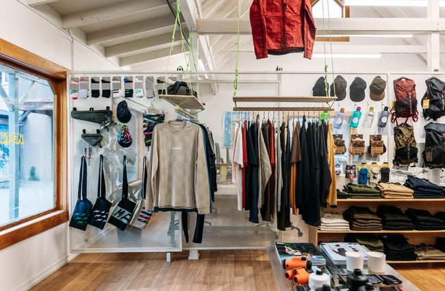View of clothing in Heatwave.