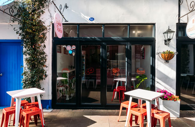 The front entrance to Hello Rosie in Hamilton.