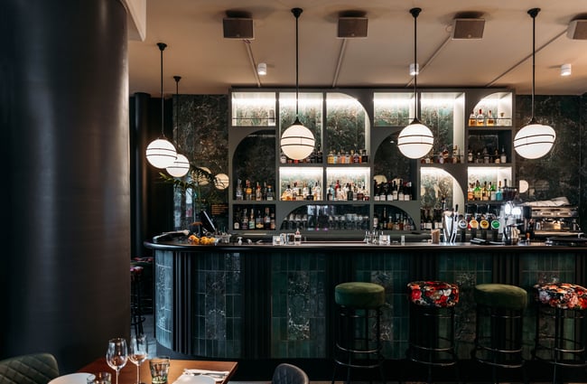 Bar area at Hummingbird.