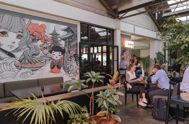 Exterior of Imōto Lounge Bar within The Welder.
