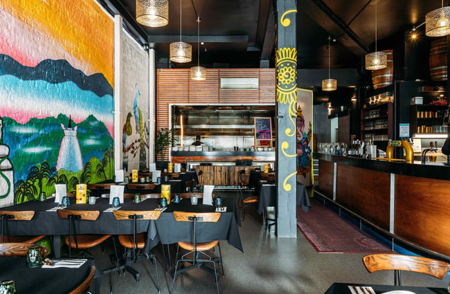 A nicely decorated Indian restaurant in Wellington.