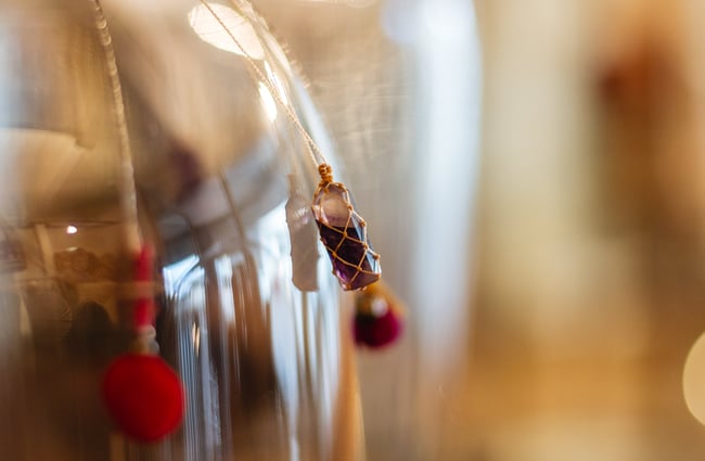 Close up of jewels.