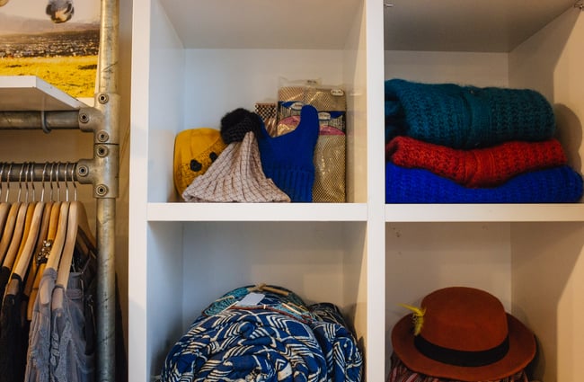 Shelving.