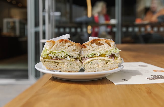 One of Jolly Deli's sandwiches.