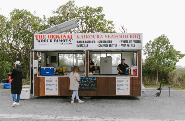 Exterior view of Kaikōura Seafood Bbq.
