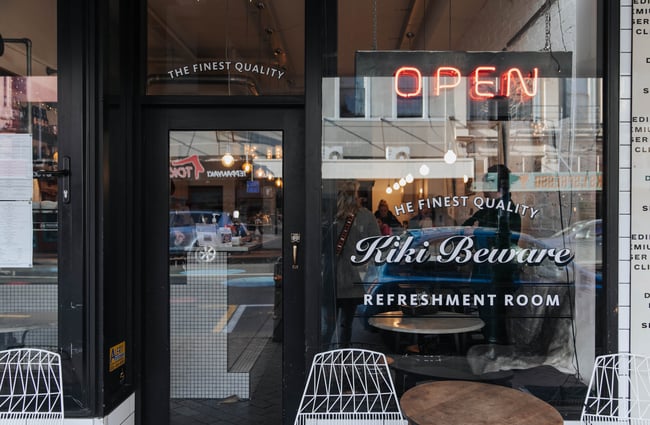 Entrance to Kiki Beware.