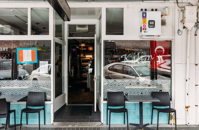 Unassuming exterior of Kilim kebab shop in Petone Lower Hutt