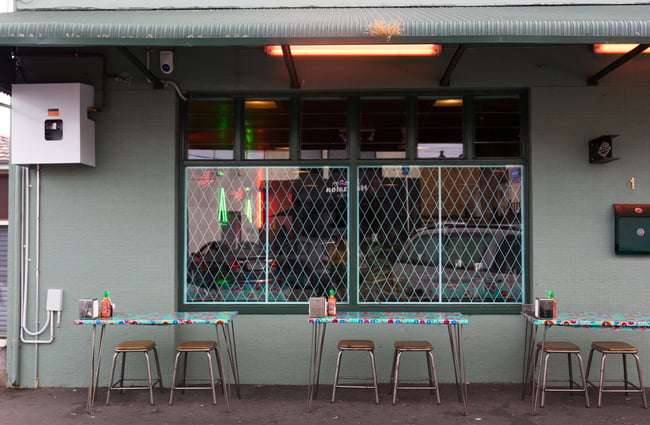 Outdoor seats.