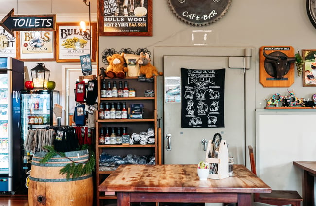 The interior of La Bull in Rangitikei.