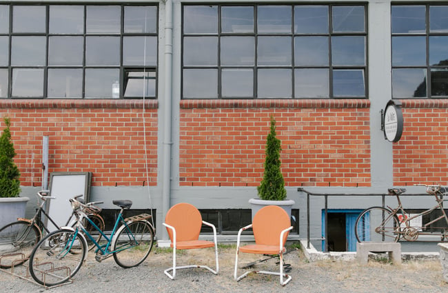 Exterior of La Voute, Christchurch.