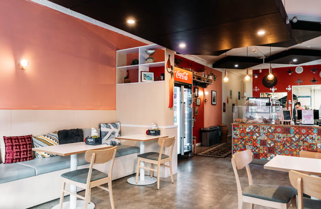 Wide interior view of Le Ciel.