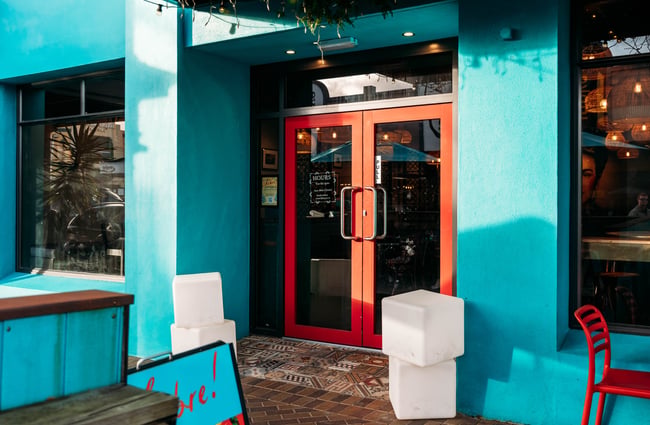 Door entrance to Libre.