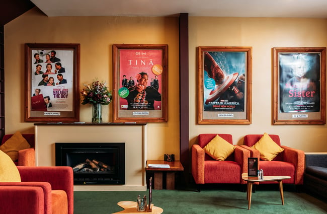 Reception lounge area at Light House Cinema.