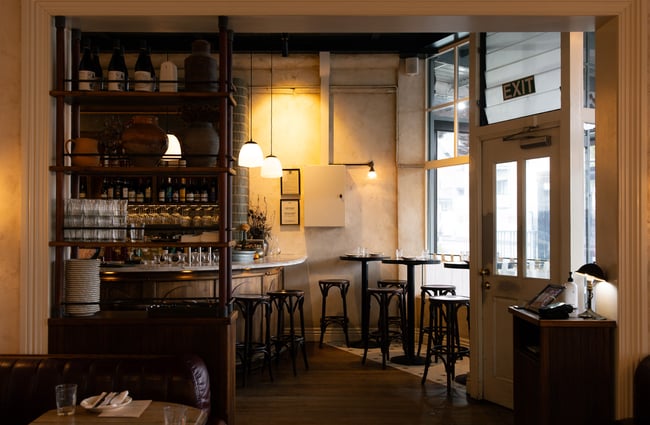 The inside of Lilian Restaurant Auckland.
