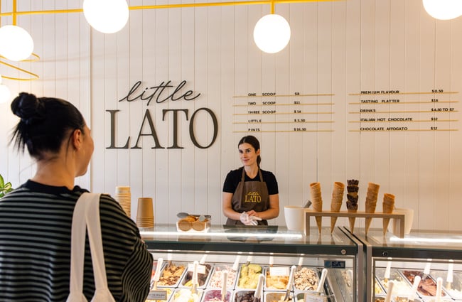 Inside Little Lato Ponsonby Auckland.