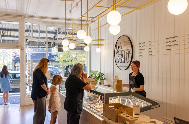 People being served at Little Lato Auckland.