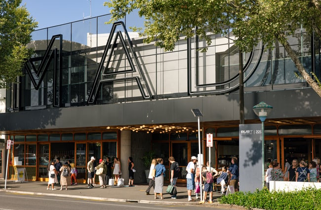 People hanging outside Made in Hamilton.