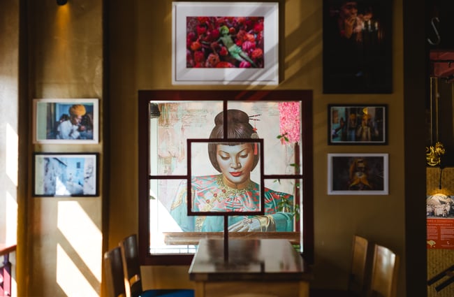 Interior decor at Monsoon Poon.