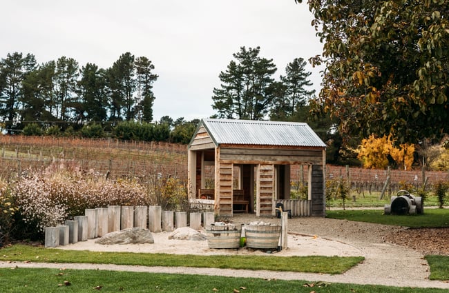 Outdoor building outside Monte Christo Winery.