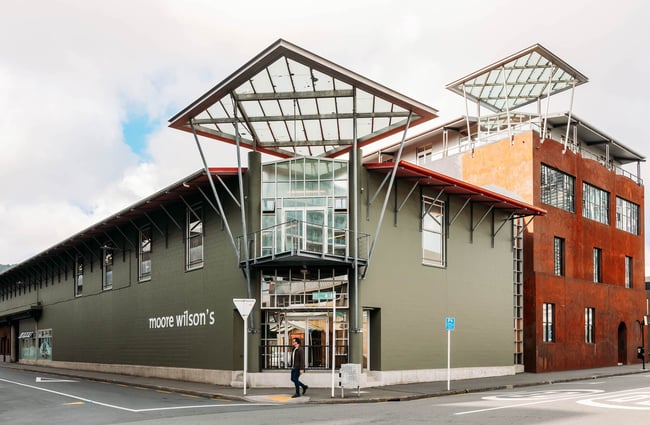 Exterior of Moore Wilson's building.