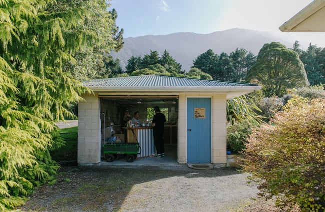 Mt Fyffe Distillery exterior in Kaikōura.