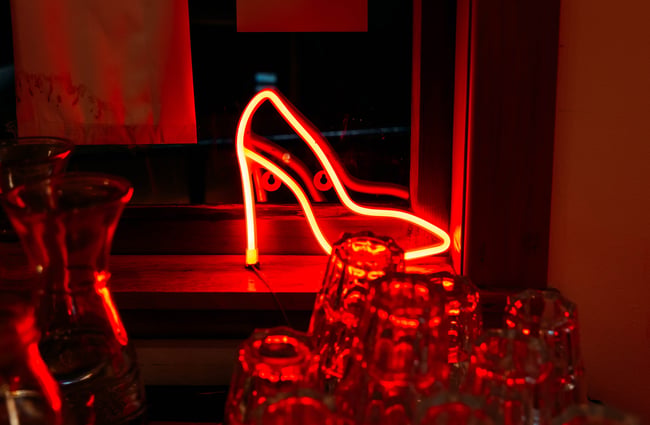 A close up of a fluorescent high end light.