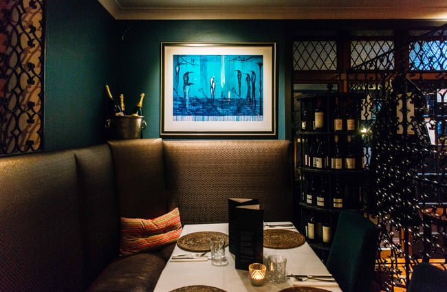A cosy seated nook.
