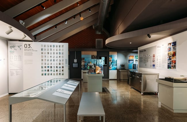 The inside of NZ Police Museum.