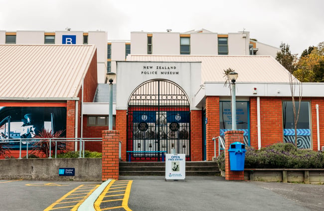 The entrance to New Zealand Police Museum.