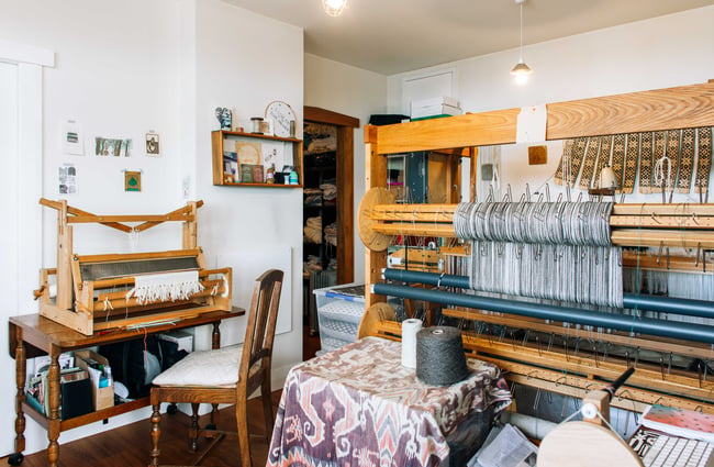 Niche Textile Studio interior view.