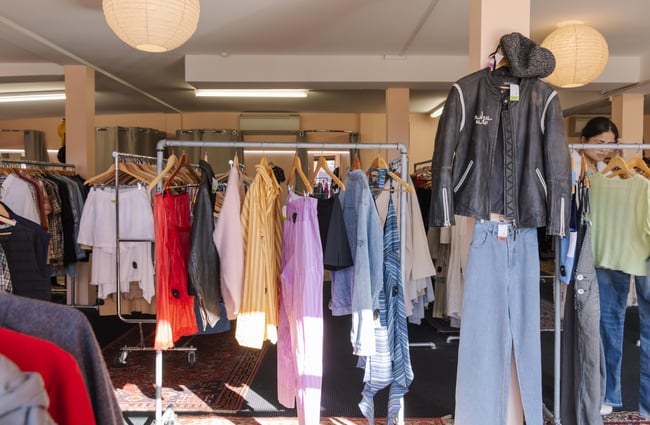 Clothing on display at Nifty.