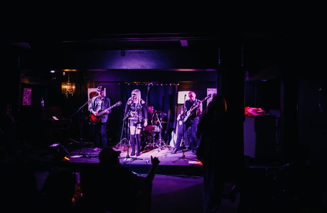 A gig in full swing.