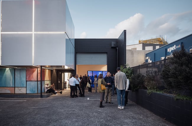 The entrance to Objectspace Auckland.