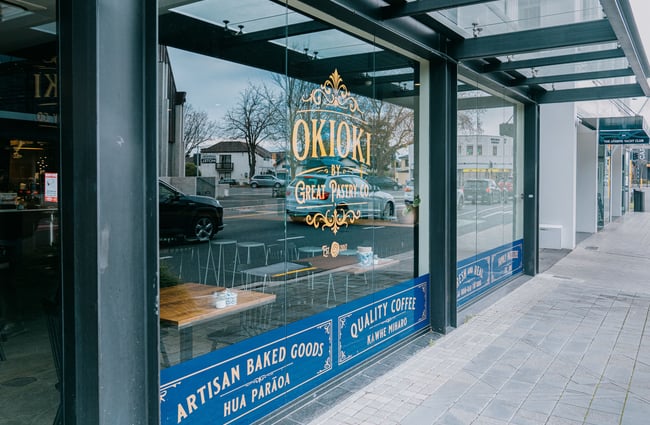 The exterior of Okioki by Great Pastry Co.
