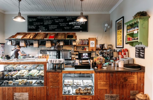 Front counter at Merchants.