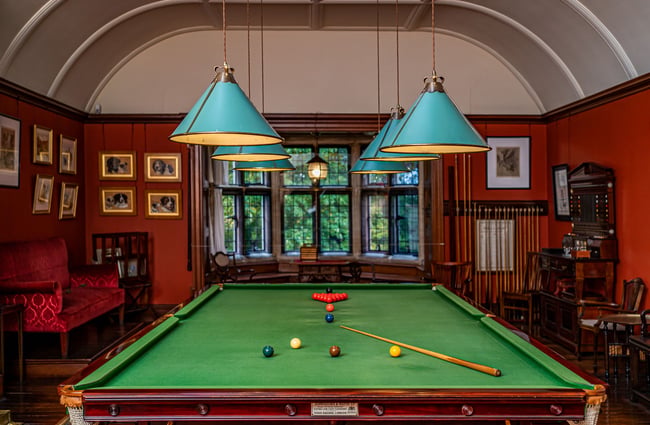 The billards room.