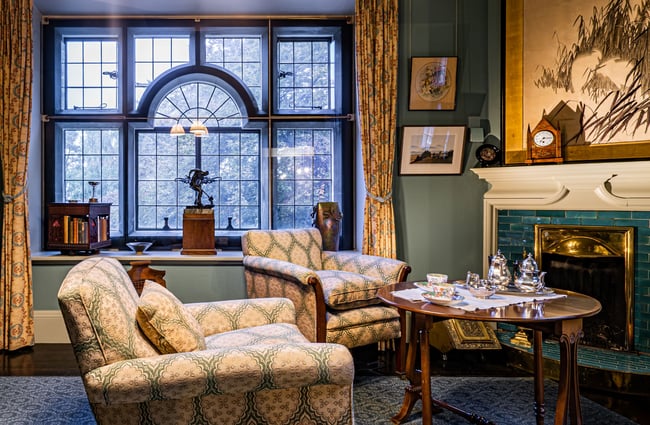 Dorothy's living room at Olveston Historic Home.