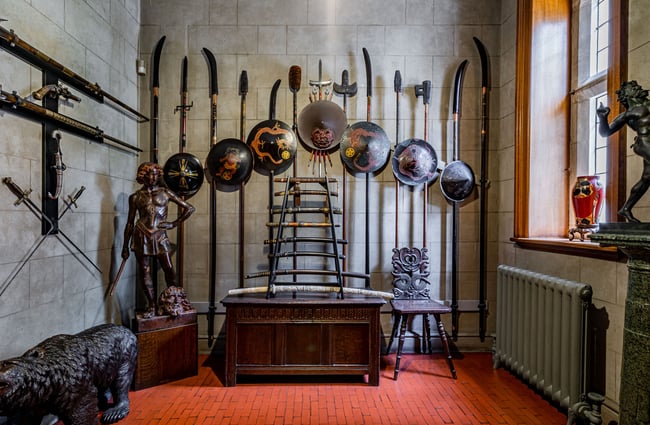 Vestibule at Olveston House.