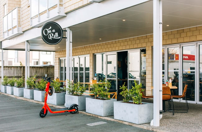 Exterior of On A Roll.