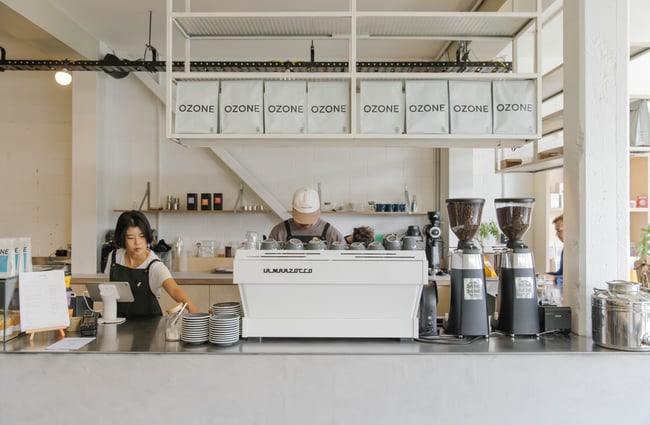 Baristas at Ozone Coffee Walker Street.