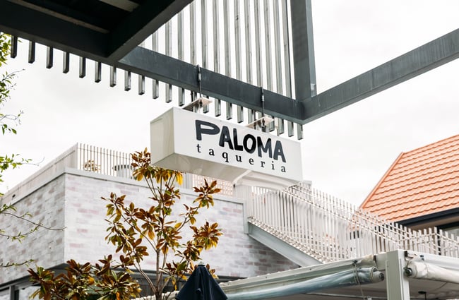 Signage for Paloma.