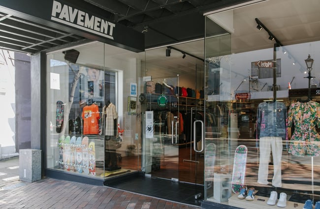 Exterior of Pavement, Dunedin.
