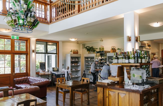 Interior view of Pegasus Bay.